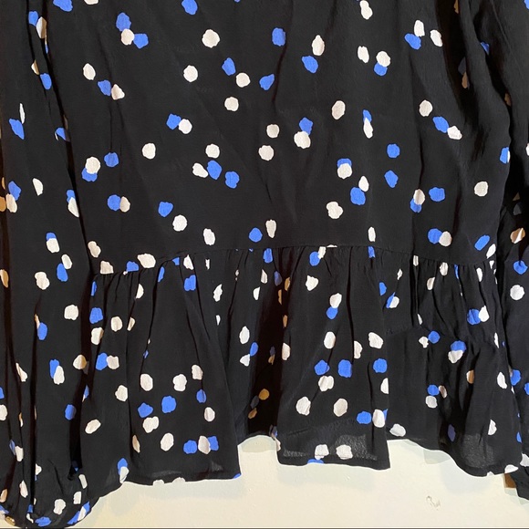 NWT FLOWY POLKA DOT TOP / BLOUSE | SOAKED - Picture 8 of 11